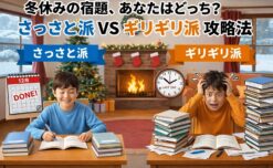 📅 【冬休みの宿題対策】「さっさと派」vs「ギリギリ派」タイプ別攻略でイライラ解消！【鹿児島市の放課後等デイサービス】