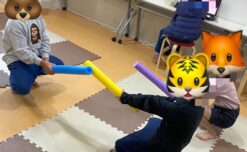 🌟プールスティックで剣道ごっこに挑戦したよ⚔️【鹿児島市の放課後等デイサービス】
